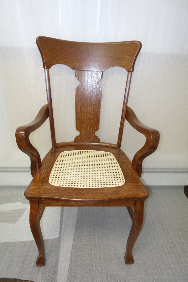 after photo of repaired chair